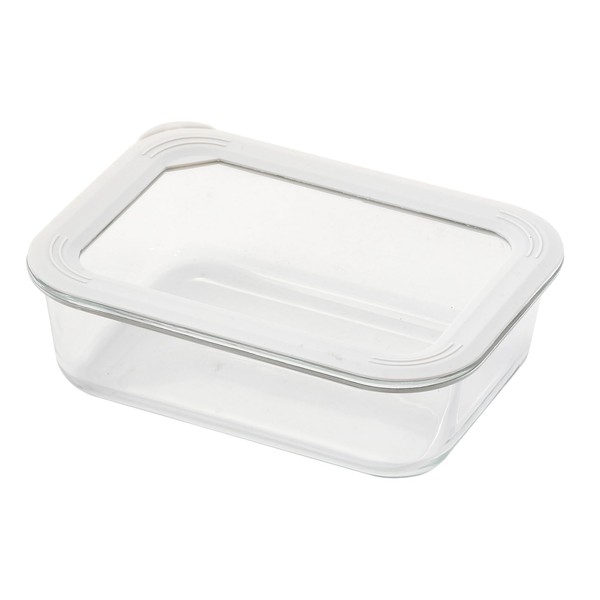 Pearl Metal HC-532 Storage Container, Easy, Airtight, Heat Resistant, Glass,