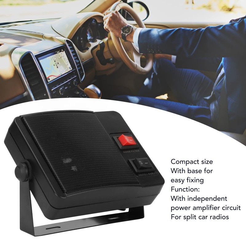 TS 750 Car Radio Speaker, External Communication Speaker with Base