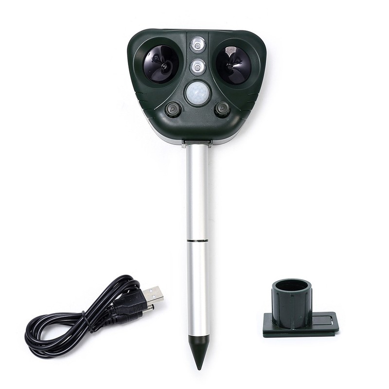 Outdoor Waterproof Solar Powered Pest Rejector Garden Farm Mouse Mole