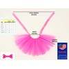 Handcrafted in USA Hotpink Tulle Tutu for Extra Small Dogs