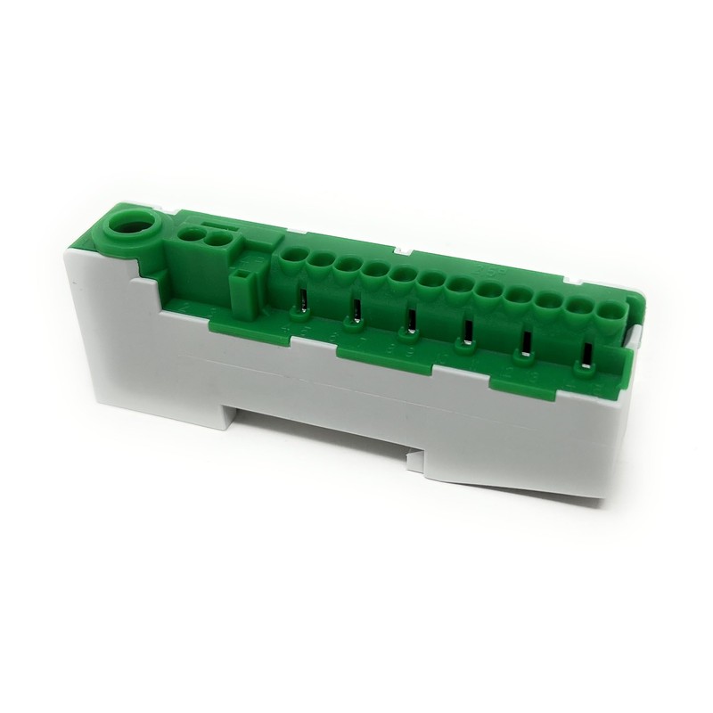 Pollmann Protective Conductor Terminal PE 14-S, Green, Pack of 1