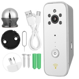 1080P Wifi 120 Degree P2P Ir cUT night Vision Baby Camera Monitor System White