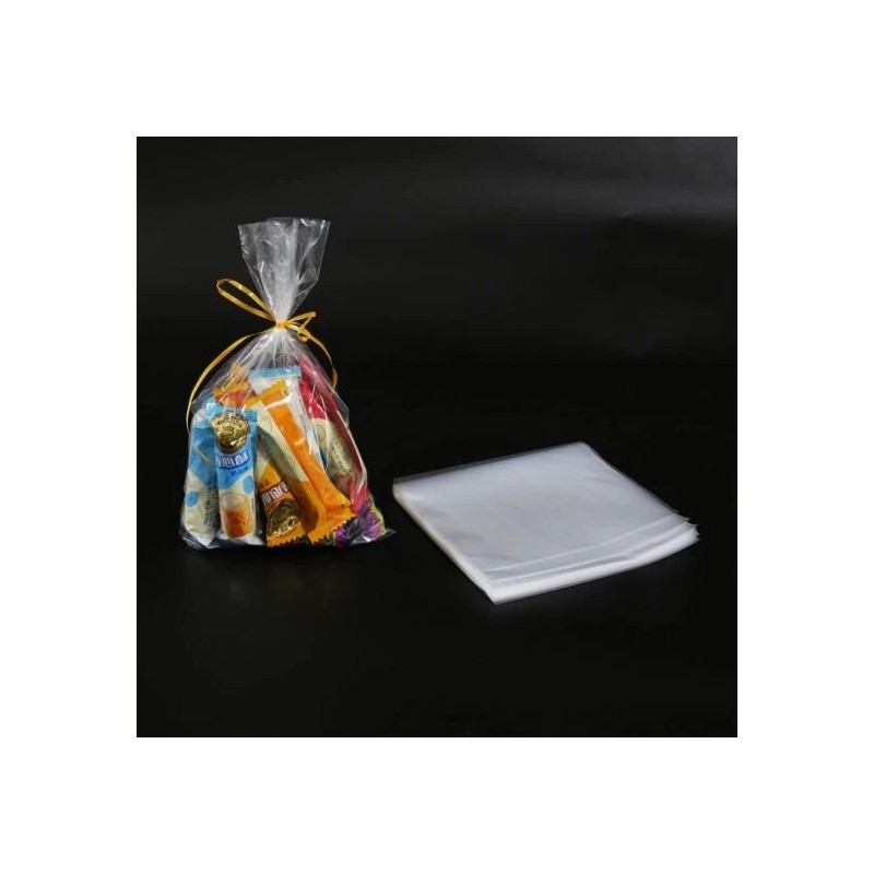 PACK4YOU 6x8" Clear Poly Bags Lay-Flat Open Top End 4-Mil