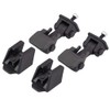 2 Pairs Front Hood Lock Safety Lock & Bracket Hood