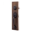 Copper Creek CZ2610XWLL-TB Mid Century Modern Front Door Handle Set
