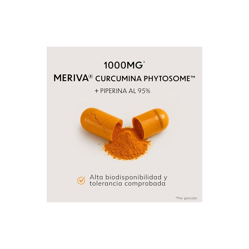 Cúrcuma Formulada Meriva Phytosome Potenciada Pimienta Negra Redefinimos Estándar Suplementación