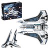 kowkis Kom'rk-Class Fighter Building Blocks Set,Star Wrs Plane Ship Model