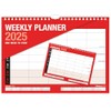 2025 5 Person Wall Calendar Week to View Planner -