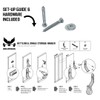 IRON AMERICAN Kettlebell Hook Gym Wall Mount Hanger, 200+ Pound