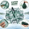 65cm 8-Hole Foldable Fishing Net for Shrimp, Crayfish & Small