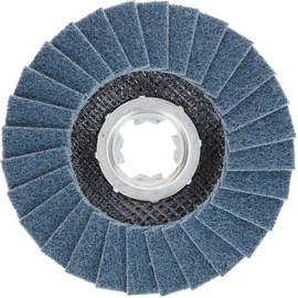 Bosch 1x EXPERT N475 Surface Conditioning Material X-LOCK Flap Discs (for Steel sheets, Stainless steel, Ø 115 mm, Very fine, Professional Accessory Small Angle Grinder)