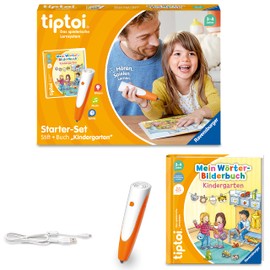 Ravensburger tiptoi Starter Set 00113: Pen and Words Nursery Picture Book, Educational Games for Children, Toys for 3 Years and Up
