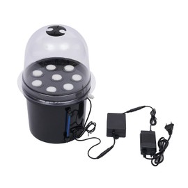 SHZICMY Hydroponic Box 8 Holes Hydroponic System Grow Kit Hydroponic Equipment Seedling Growing Hydroponics Seedling Box Earthless Fog Seedling Box Seedling & Cloning Station Machine