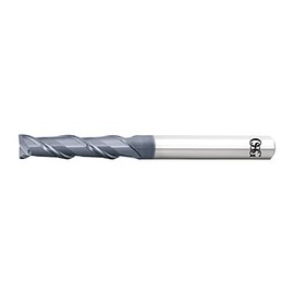 OSG WXL Coated 2-Blade Carbide Square End Mill, 4D Blade Length Type, Outer Diameter 0.14 inches (3.5 mm), Total Length 2.0 inches (50 mm), Blade Length: 0.6 inches (14 mm), Shank Diameter: 0.2 inches (6 mm), WXL-4D-DE 3.5 (3182635)