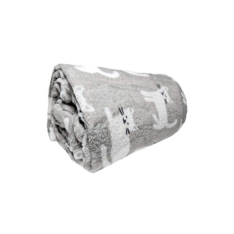 JUSThome Soft Cosy Lightweight Fleece Throw 50 x 60 cm,