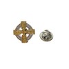 Kiola Designs Gold and Silver Toned Celtic Cross Lapel Pin