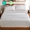 Boho Sheets King Size, Cream Paisley Patterned，Deep Pocket 4pc