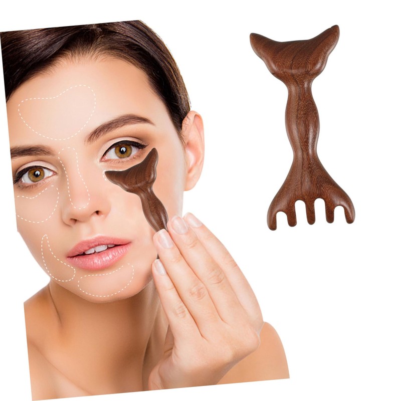 Healvian Wooden Scalp Comb for Hair Growth Ergonomic Gua Brush