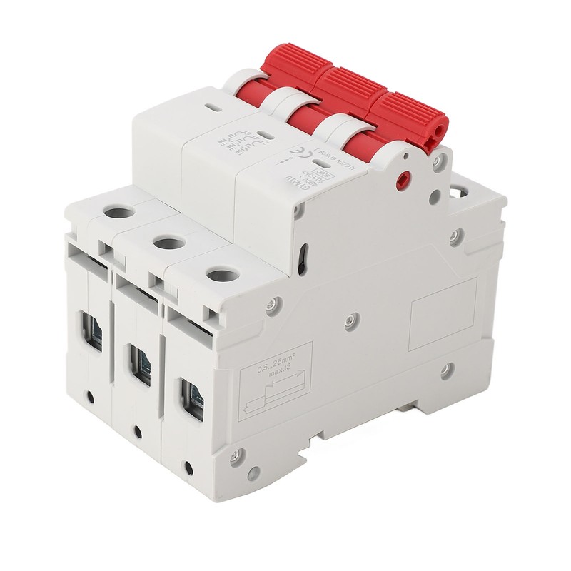 Miniature Circuit Breaker 6KA 3P DIN Rail Mounted Circuit Breaker