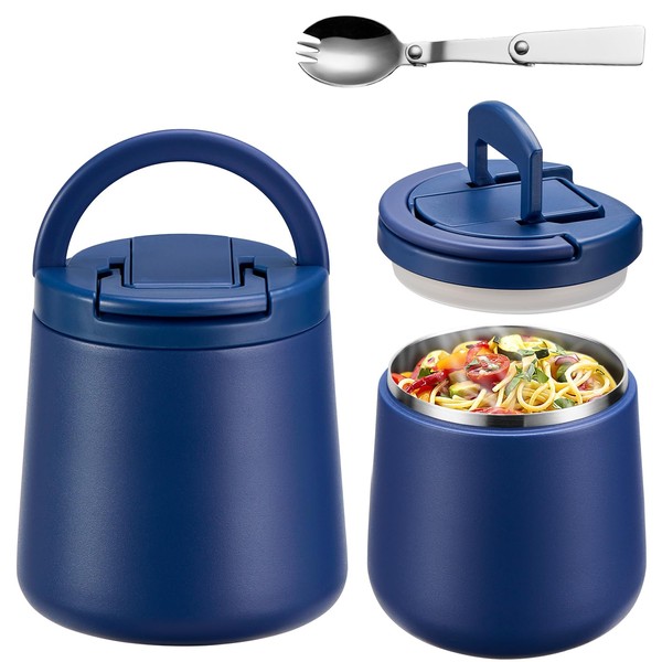 Itslife Thermal Food Container 600 ml, Stainless Steel Food Storage