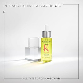 KÉRASTASE Première, Aceite de brillo reparador, antifatiga y brillo, para cabello dañado, Huile Gloss Réparatrice, 1.0 fl oz