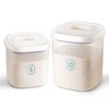LivLab Rice Container 25 lbs,10.5 Qt/10 L/25 lbs Rice Dispenser