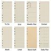 3 Packs A6 Monthly Plan Refill Paper, 240 Sheets 6