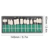 Nail Polishing Head, 12pcs Nail Drill Bit Soft for Home