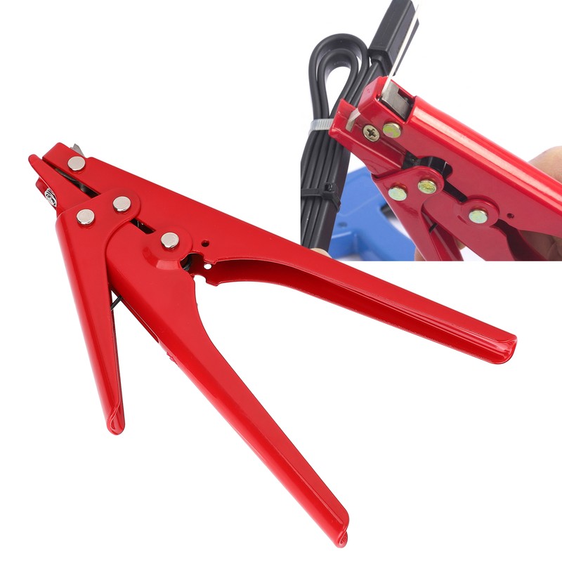 Nylon Cable Tie Gun Portable Wire Pliers Hand Tool HS-519