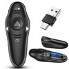 2-in-1 USB Type C Presentation Clicker Wireless Presenter Remote with