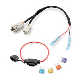 12 Volt Power Adapter Wiring Harness, Switch Connector Plug with Fuse Fit for Chrysler Ram Dodge Power Outlet Applied to Backup Camera CB Radio Radar Detectors Portable GPS