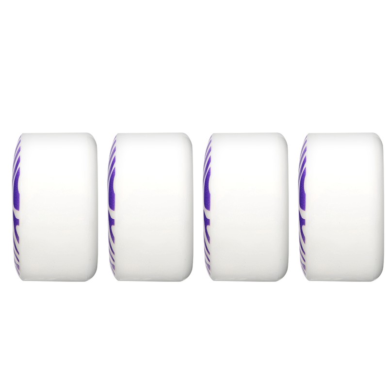 4Pcs 55x33mm PU Double Warped Skateboard Skate Skating Wheels Brush