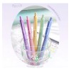 Set De Bolígrafo De Gel Tinta Multicolor Punta Fina 5pcs
