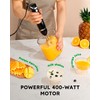 Sangcon 5-in-1 Immersion Blender Handheld with 1000ml Cup, 2-Speed Adjustable