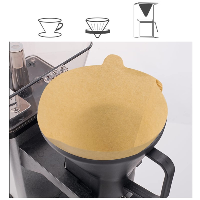 Coffee Filters 2, Cone Coffee Filters, Disposable Natural Paper Filter
