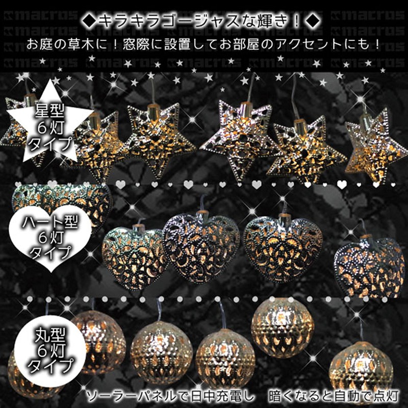 Solar Charging Outdoor Splashproof Illumination Decoration Metal