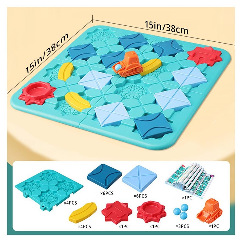 Logical Route Puzzle, Educational Toy, Programming, Brain Training, Educational Puzzle,
