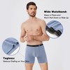BAMBOO COOL Men's Ultra Breathable Underwear,No Riding Up Boxer Briefs