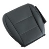 FZJDSD Black Driver Side Bottom Perforated Microfiber Leather Replacement Seat