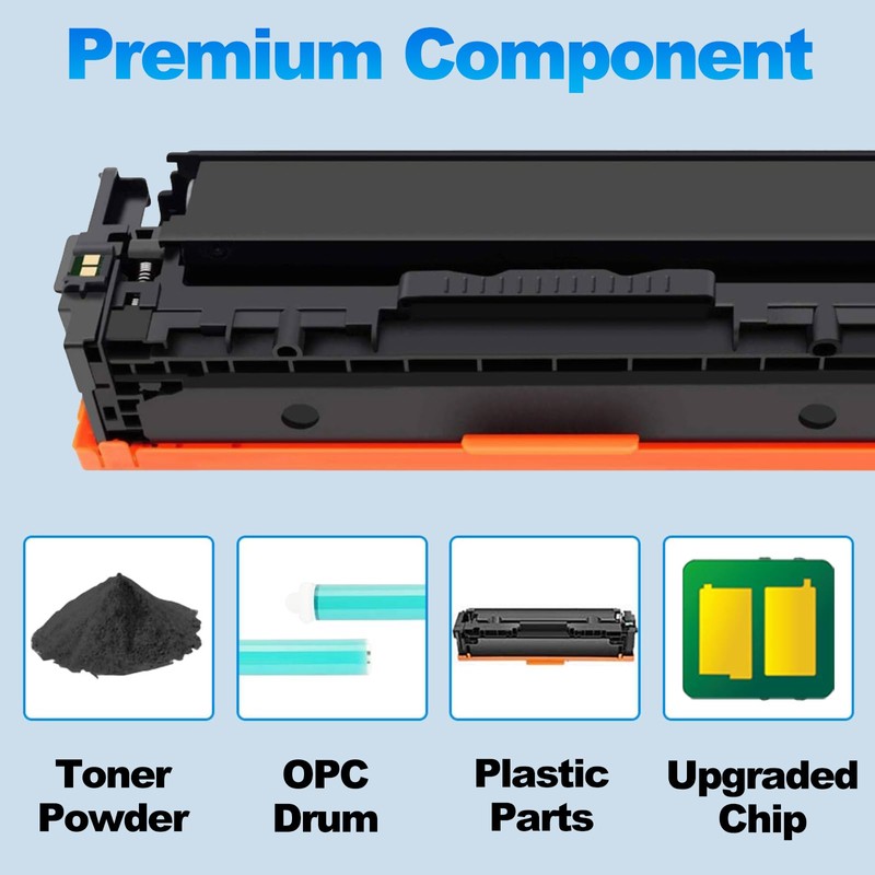 CLYWENSS 071 Toner Cartridge (Indicate Toner Level) Replacement for Canon