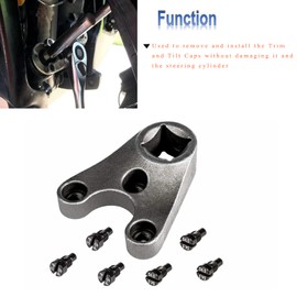 YMT Outboard Trim/Tilt Pin Wrench 32mm x 4mm Remove Trim/Tilt Caps MT0006 Trim Seals on Hydraulic Cylinders Compatible for Yamaha,Suzuki,Johnson,Evinrude,Honda Outboards