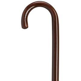 Crook Handle Cane Wood Cane 1" Diameter (Castania)