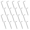 INCREWAY 20 Pieces L Hook Screws L Shaped Hooks Self