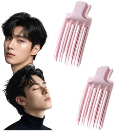 2 Pcs Root Riser Clips Volume Up Bangs Lifting Clips for Fluffy Bangs Heatless Curl Lifting Comb Hair Volume Pin Bangs Clip for Rising Long Hair and Short Hair (Pink)