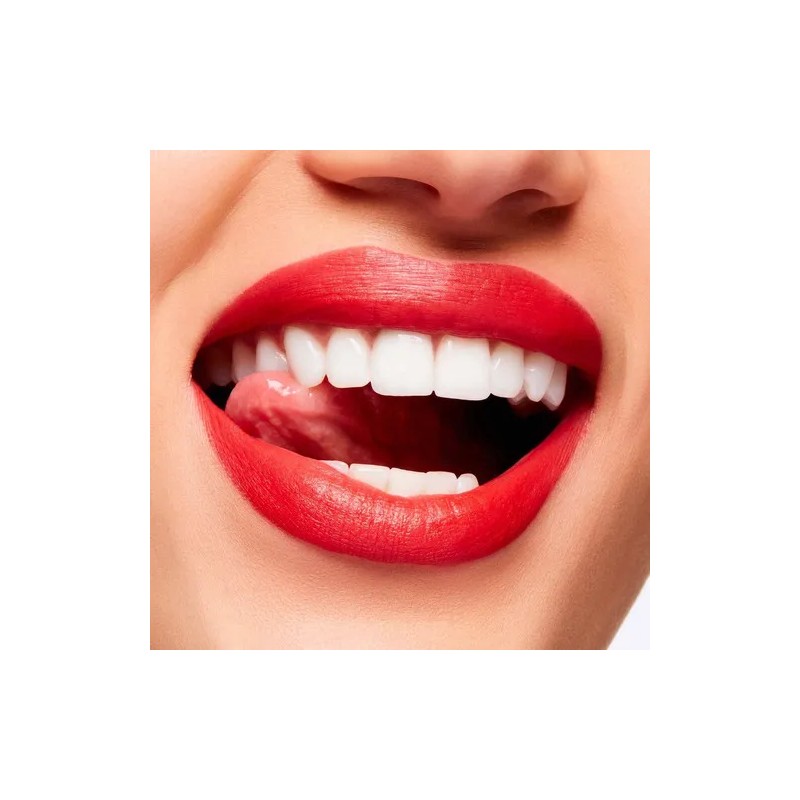 Labial Mac Powder Kiss Velvet Blur Slim Stick Color Devoted