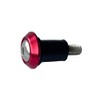 MotorToGo 1 x Red Caped Motorcycle Windscreen WindShield Well Nut
