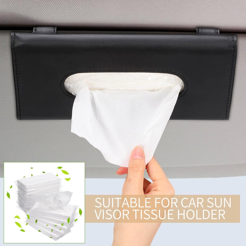 Mudder 8 Pieces Car Tissue Refills, Car Napkin Holder Refill