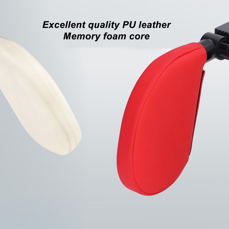 Car Headrest Pillow PU Adjustable Head Neck Support Rest Pillows