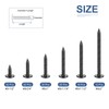 sourcing map 132Pcs #8 x 1/2 to 2" Phillips Head