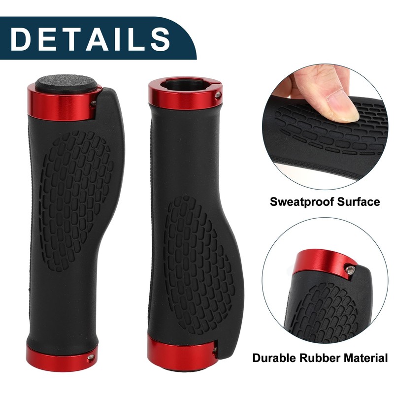 TUCKBOLD Bike Handlebar Grips Covers 125mm Long Lightweight | Bicycle